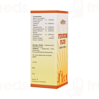 Baksons Ferrum Plus Iron Tonic 115Ml