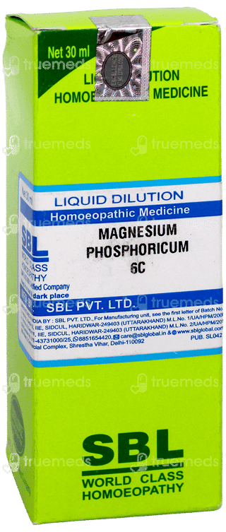 Sbl Magnesium Phosphoricum 6C Dilution 30Ml