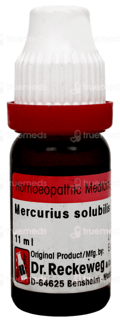 Dr Reckeweg Mercurius Solubilis 200 Dilution 11ml