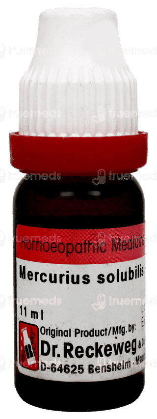Dr Reckeweg Mercurius Solubilis 200 Dilution 11ml