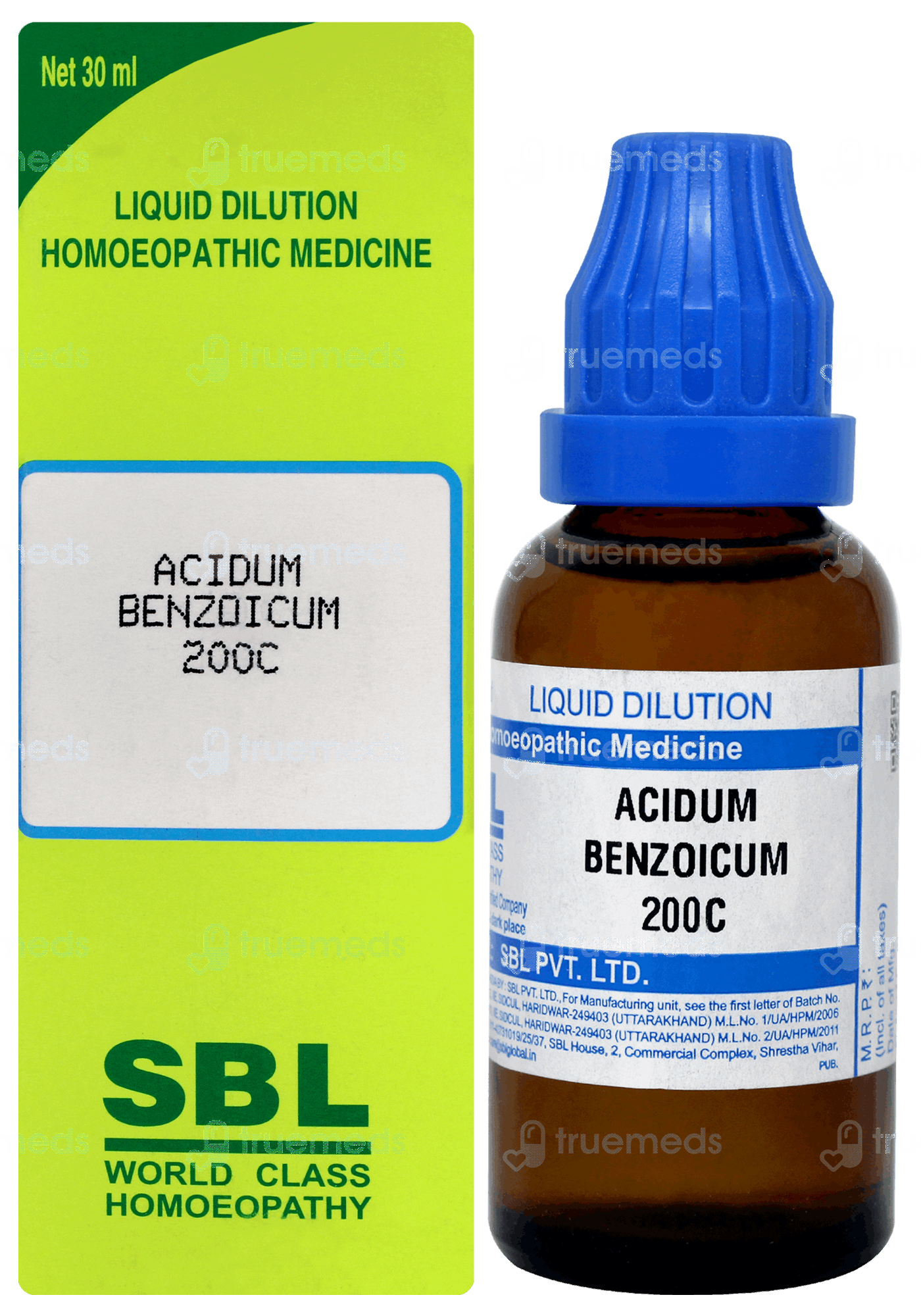Sbl Acidum Benzoicum 200c Dilution 30ml - Uses, Side Effects, Dosage ...