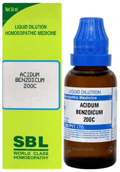 Sbl Acidum Benzoicum 200c Dilution 30ml