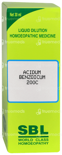 Sbl Acidum Benzoicum 200c Dilution 30ml