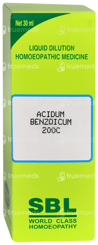 Sbl Acidum Benzoicum 200c Dilution 30ml