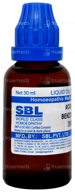 Sbl Acidum Benzoicum 200c Dilution 30ml