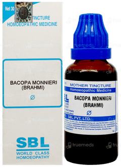 Sbl Bacopa Monnieri Brahmi Q Mother Tincture 30Ml Sbl Bacopa Monnieri Brahmi Q Mother Tincture 30Ml