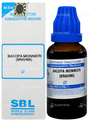 Sbl Bacopa Monnieri Brahmi Q Mother Tincture 30ml