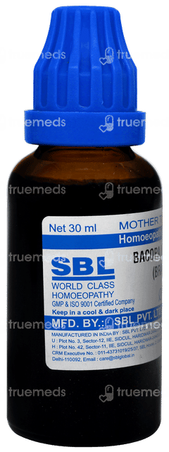 Sbl Bacopa Monnieri Brahmi Q Mother Tincture 30ml
