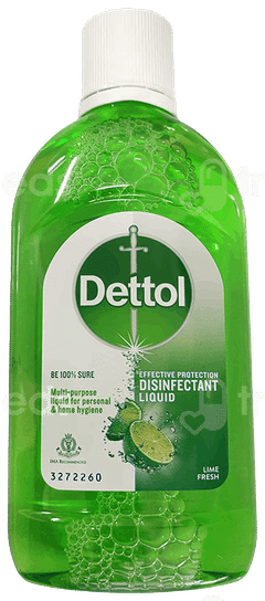 Dettol Multi Purpose Lime Fresh Disinfectant Liquid 250Ml Dettol Multi Purpose Lime Fresh Disinfectant Liquid 250Ml