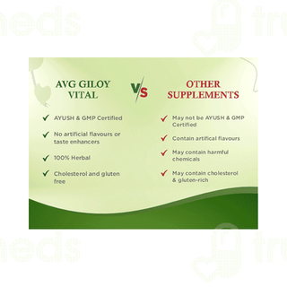 Avg Giloy Vital Plus Sugar Free 1000ml