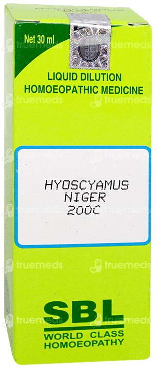 Sbl Hyoscyamus Niger 200c Dilution 30ml