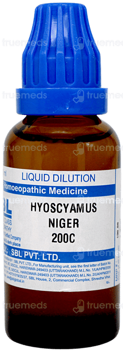 Sbl Hyoscyamus Niger 200c Dilution 30ml