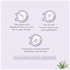 Baidyanath Siddhayu Aloevera No Added Sugar Juice 1litre