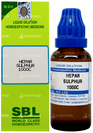 Sbl Hepar Sulphur 1000c Dilution 30ml
