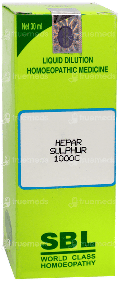 Sbl Hepar Sulphur 1000c Dilution 30ml