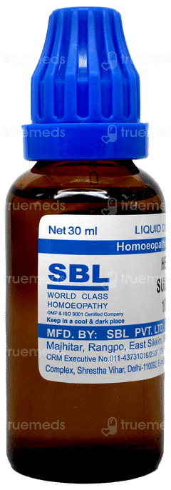 Sbl Hepar Sulphur 1000c Dilution 30ml