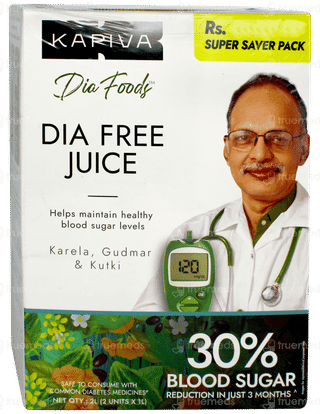 Kapiva Dia Foods Dia Free Juice 1 L Pack Of 2