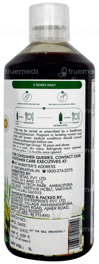 Kapiva Dia Foods Dia Free Juice 1 L Pack Of 2