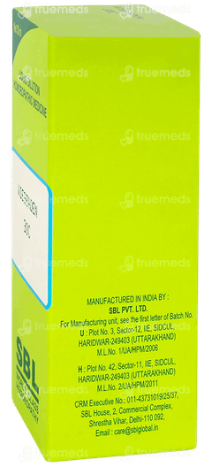 Sbl Acidum Benzoicum 30c Dilution 30ml