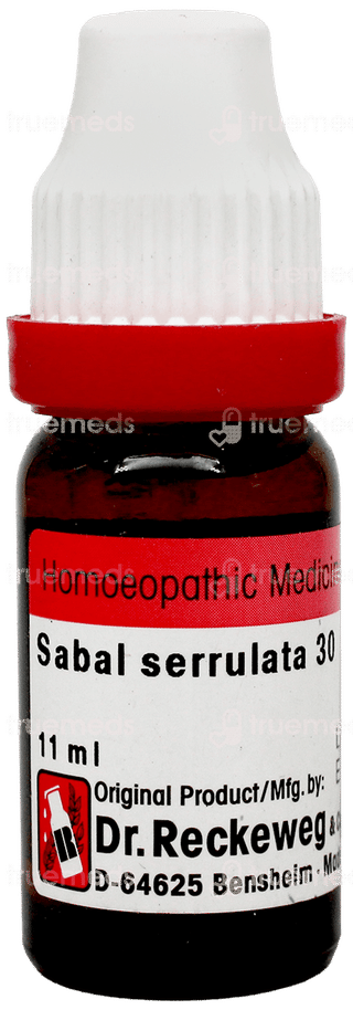 Dr Reckeweg Sabal Serrulata 30 Dilution 11Ml
