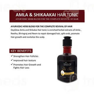 Oxyglow Herbals Amla And Shikakai Hair Tonic 150 ML