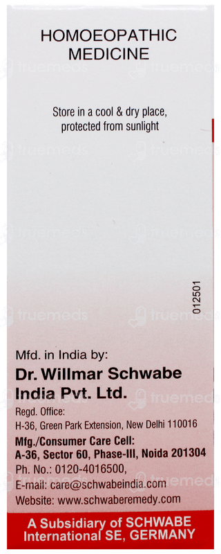 Dr Willmar Schwabe Rhus Toxicodendron 200Ch Dilution 30Ml