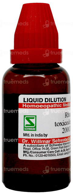 Dr Willmar Schwabe Rhus Toxicodendron 200Ch Dilution 30Ml Dr Willmar Schwabe Rhus Toxicodendron 200Ch Dilution 30Ml
