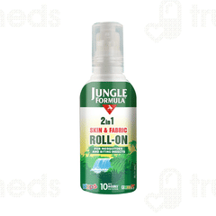 Jungle Formula 2 In 1 Skin & Fabric Kids Roll On 10ml