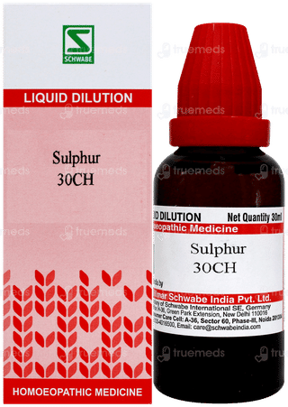 Dr Willmar Schwabe Sulphur 30Ch Dilution 30Ml