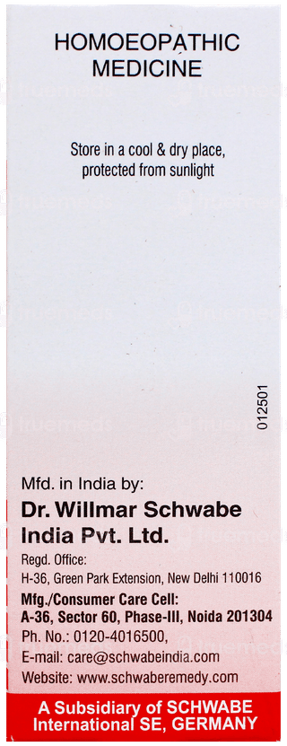 Dr Willmar Schwabe Sulphur 30Ch Dilution 30Ml