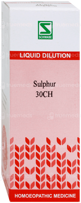 Dr Willmar Schwabe Sulphur 30Ch Dilution 30Ml