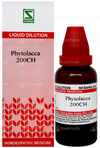 Dr Willmar Schwabe Phytolacca 200Ch Dilution 30Ml
