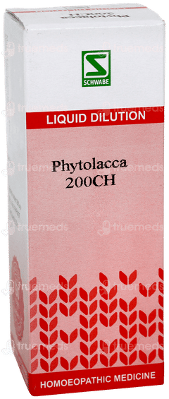 Dr Willmar Schwabe Phytolacca 200Ch Dilution 30Ml