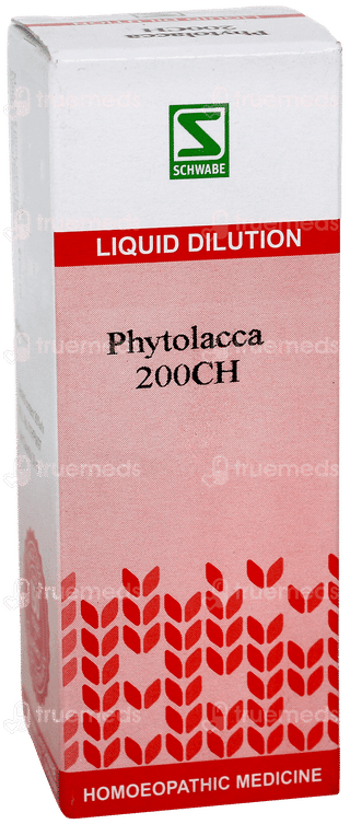 Dr Willmar Schwabe Phytolacca 200Ch Dilution 30Ml