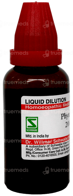 Dr Willmar Schwabe Phytolacca 200Ch Dilution 30Ml