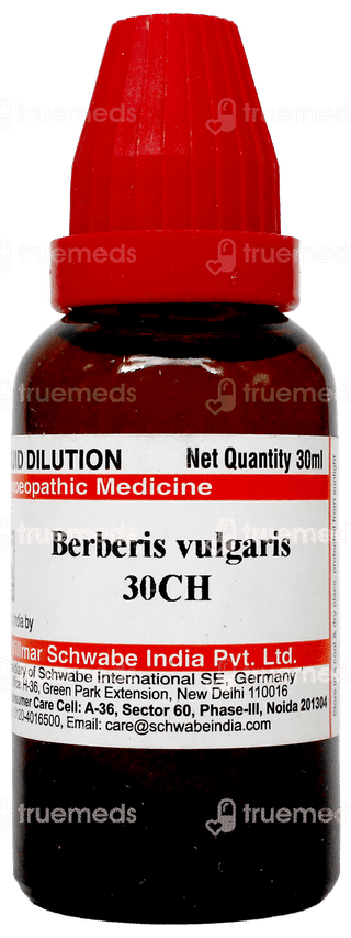 Dr Willmar Schwabe Berberis Vulgaris 30Ch Dilution 30Ml
