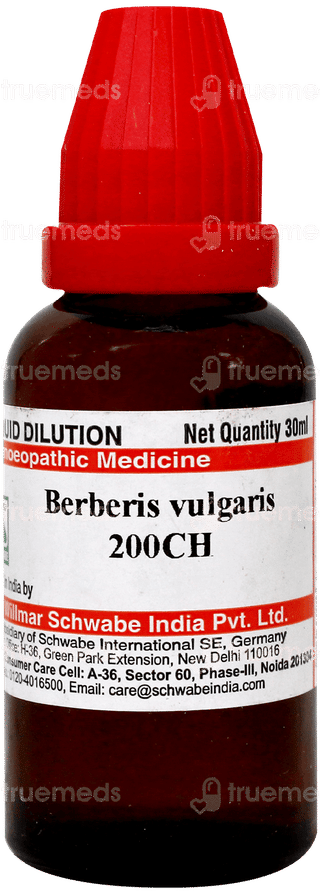 Dr Willmar Schwabe Berberis Vulgaris 200Ch Dilution 30Ml