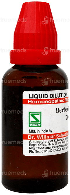 Dr Willmar Schwabe Berberis Vulgaris 200Ch Dilution 30Ml