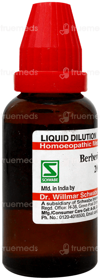 Dr Willmar Schwabe Berberis Vulgaris 200Ch Dilution 30Ml