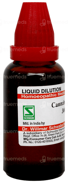 Dr Willmar Schwabe Cannabis Indica 30Ch Dilution 30Ml