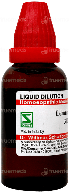 Dr Willmar Schwabe Lemna Minor 30Ch Dilution 30Ml