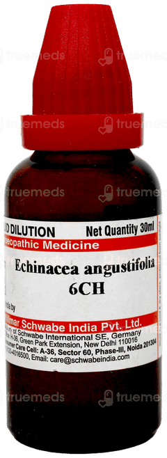 Dr Willmar Schwabe Echinacea Angustifolia 6ch Dilution 30ml