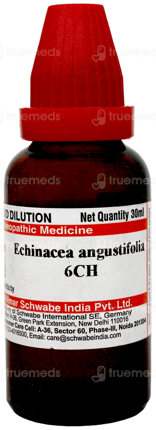Dr Willmar Schwabe Echinacea Angustifolia 6ch Dilution 30ml