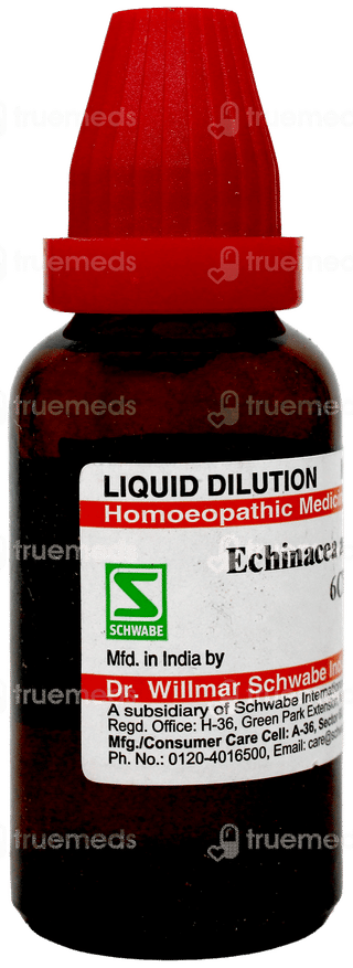 Dr Willmar Schwabe Echinacea Angustifolia 6ch Dilution 30ml