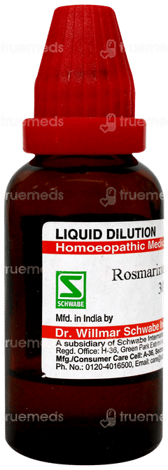 Dr Willmar Schwabe Rosmarinus Officinalis 30ch Dilution 30ml