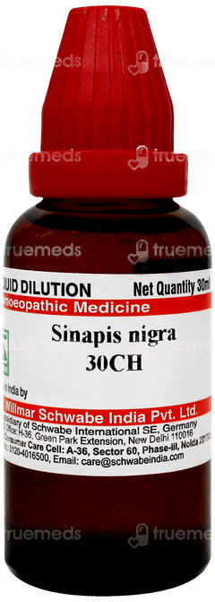 Dr Willmar Schwabe Sinapis Nigra 30ch Dilution 30ml