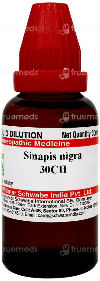 Dr Willmar Schwabe Sinapis Nigra 30ch Dilution 30ml
