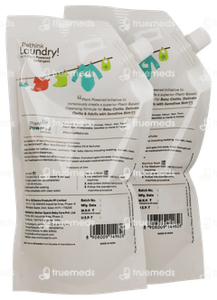 Mother Sparsh Plant Powered 500ml Pack Of 2 Refill Laundry Detergent