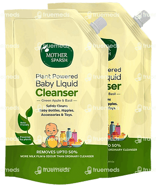 Mother Sparsh Baby Liquid Cleanser Refill 500ml Pack Of 2