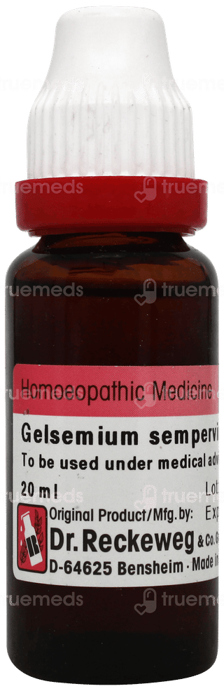 Dr Reckeweg Gelsemium Sempervirens Mother Tincture 20ml